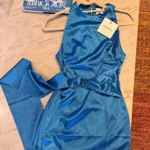 Khanum's X Revolve Kavon Mini Dress - Blue Size Medium